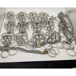 Vtg Coin Bezel Jewelry Dealer Set 24 Bracelets 38 Necklaces Case Action‎ PGH PA